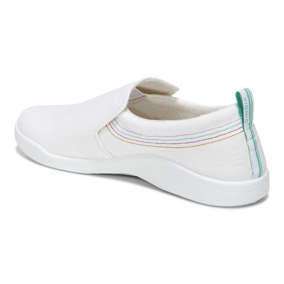 Vionic   Women's   Marshall   White   Canvas   Slip   On   Orthotic   Sneaker - Picture 6 of 7